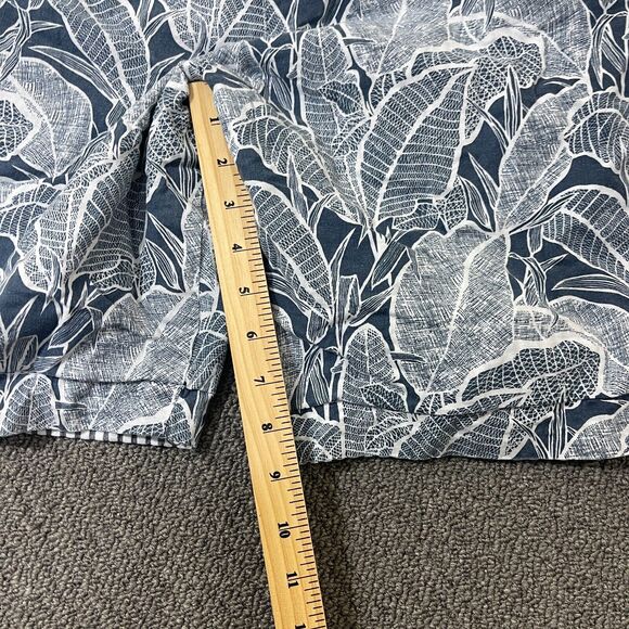 Reversible Tailor Vintage Shorts Mens Size 38 Floral Striped Tropical Hawaiian - Picture 6 of 16